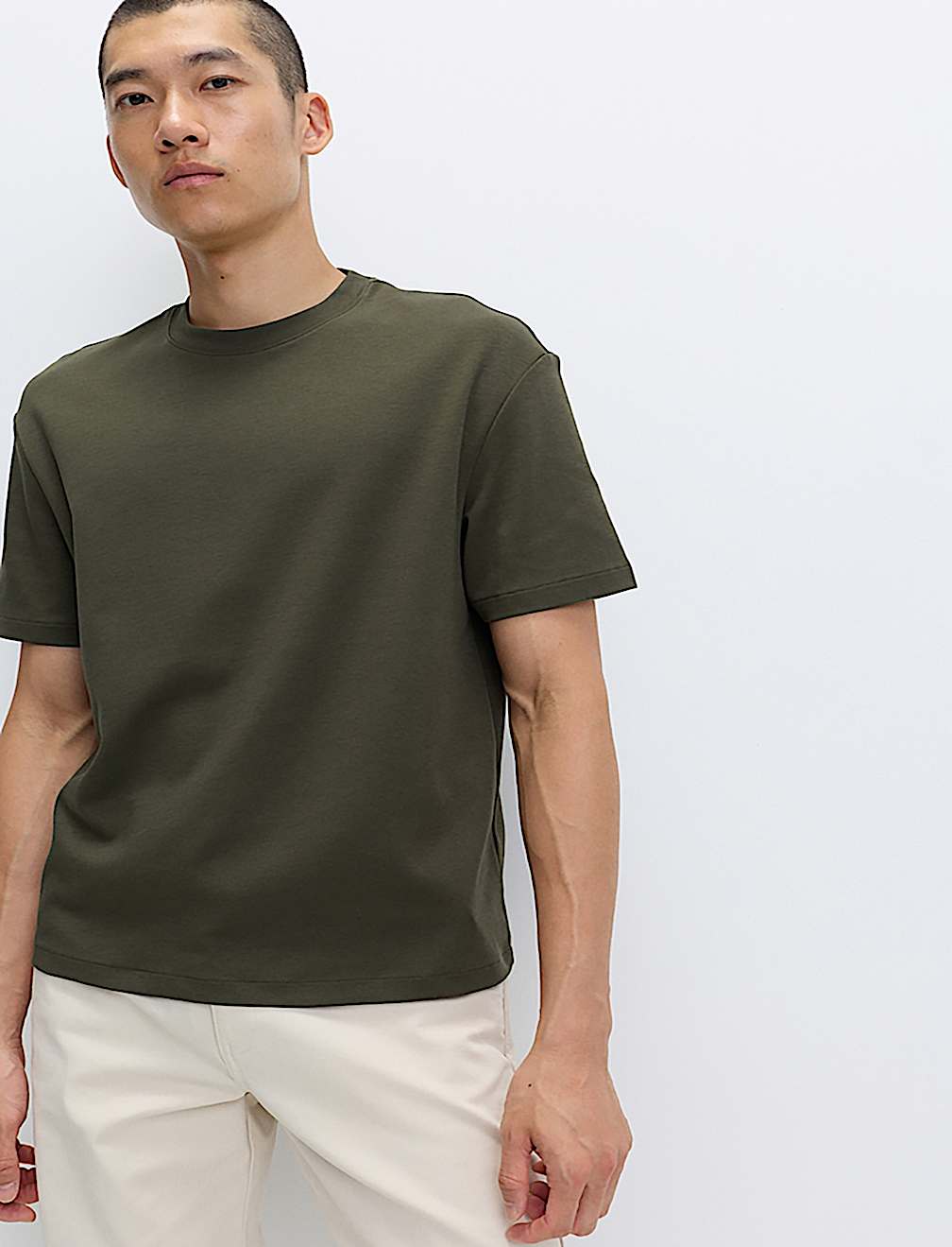 Relaxed Fit Cotton Blend Ultimate Performance T-Shirt
