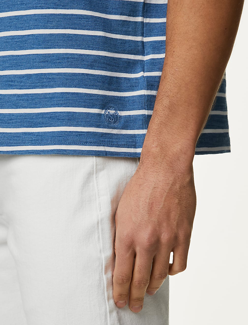 Pure Cotton Striped T-Shirt
