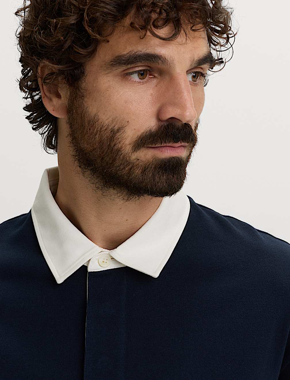 Pure Cotton Striped Rugby Shirt