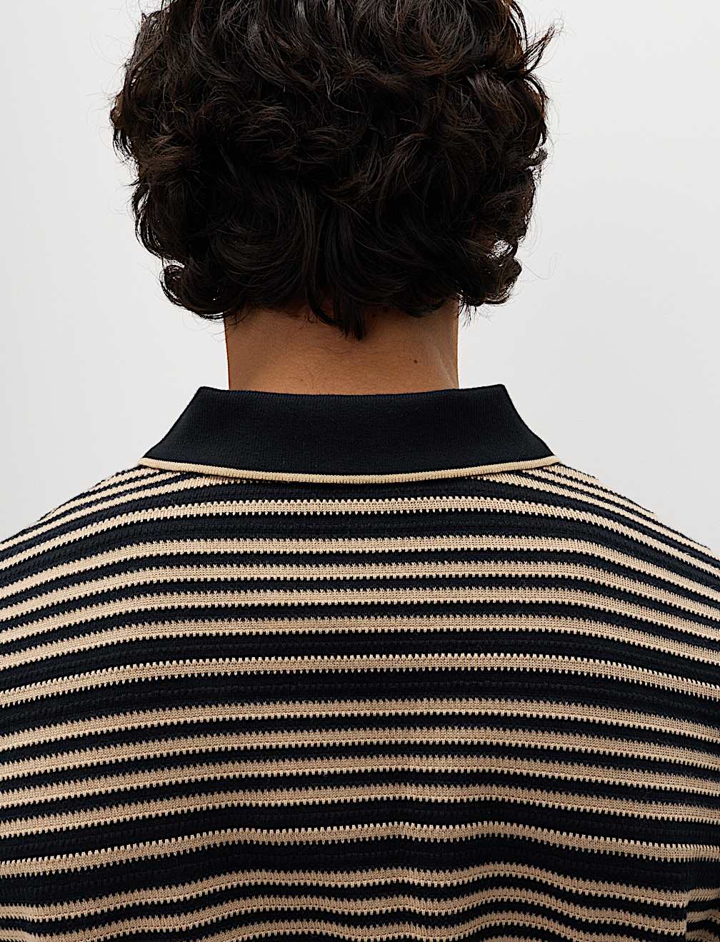 Relaxed Fit Cotton Rich Textured Polo Shirt