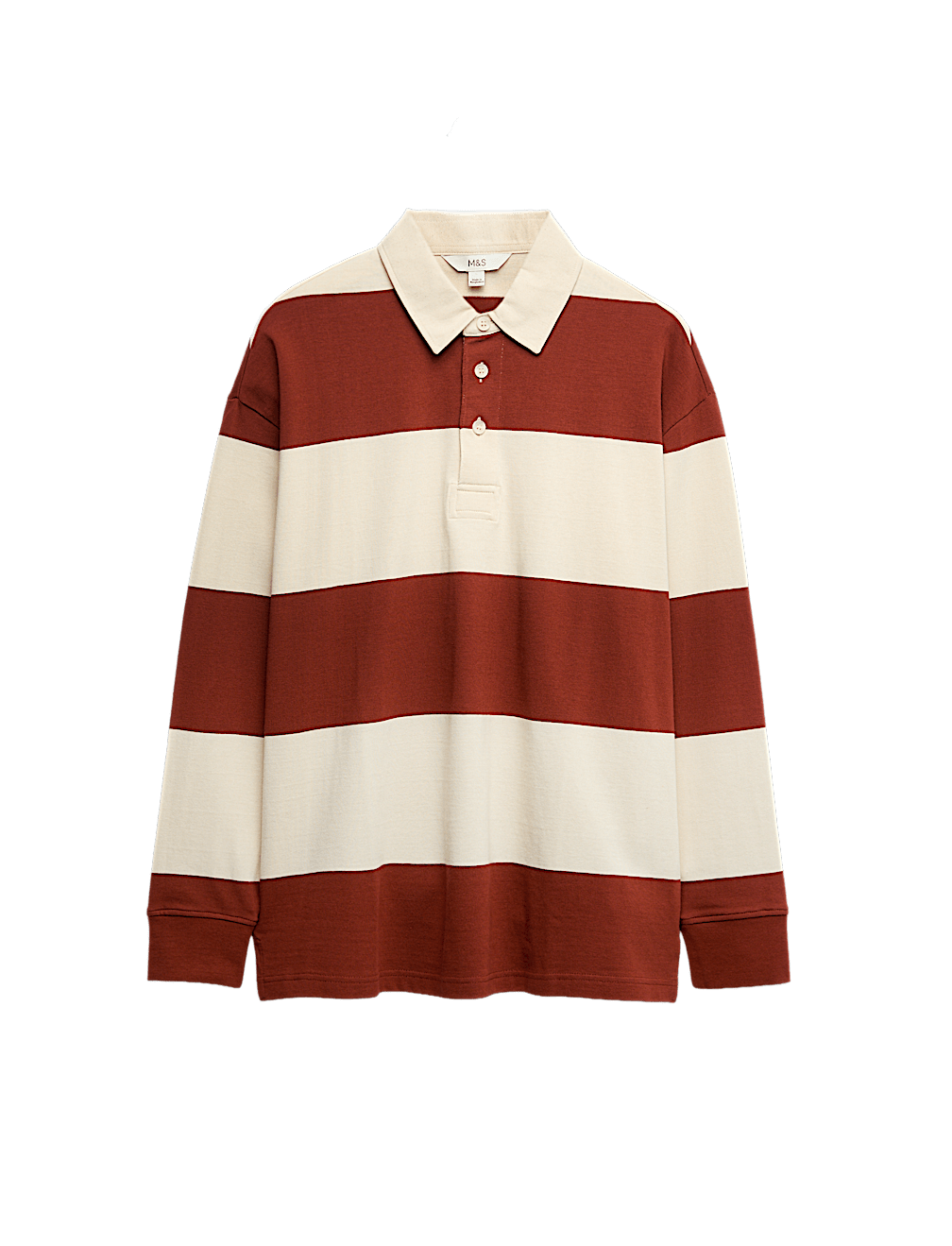 Pure Cotton Striped Rugby Shirt