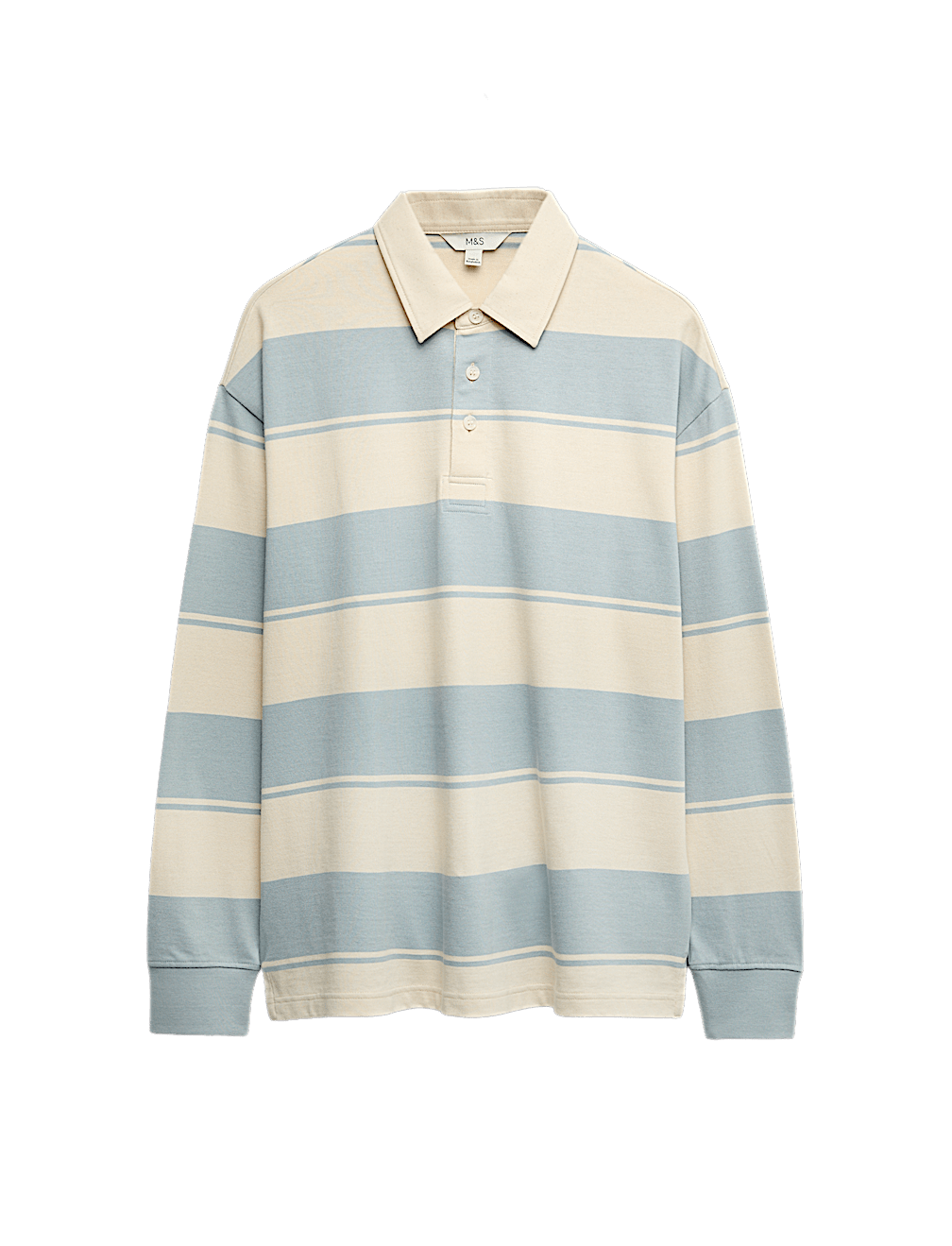 Pure Cotton Striped Rugby Shirt