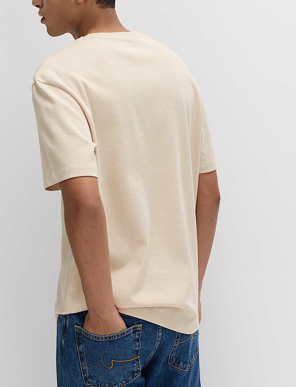 Cotton Rich Ultimate Performance Striped T-Shirt