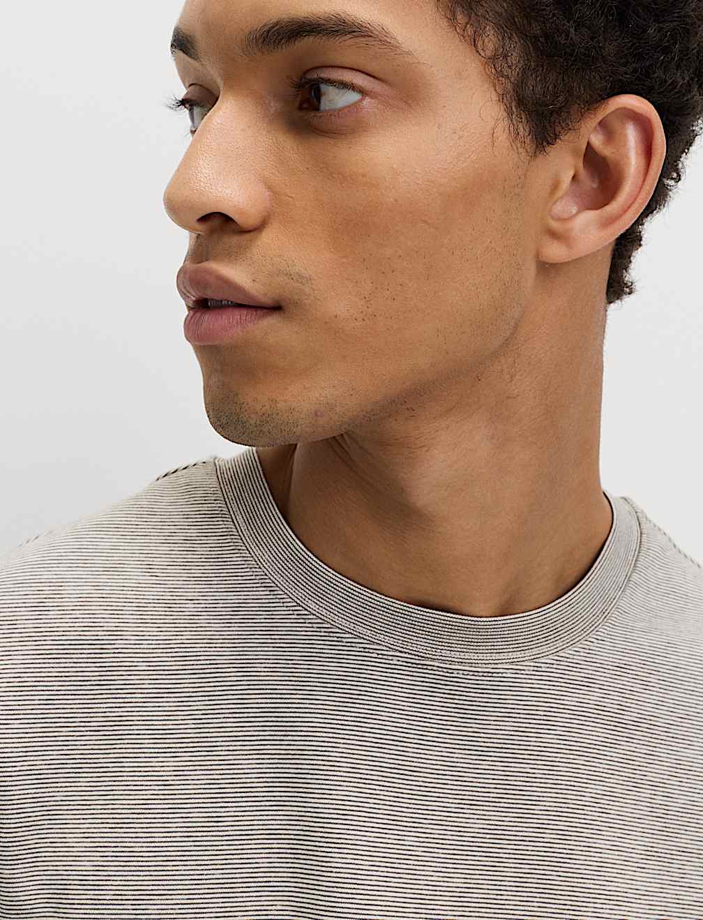 Cotton Rich Ultimate Performance Striped T-Shirt