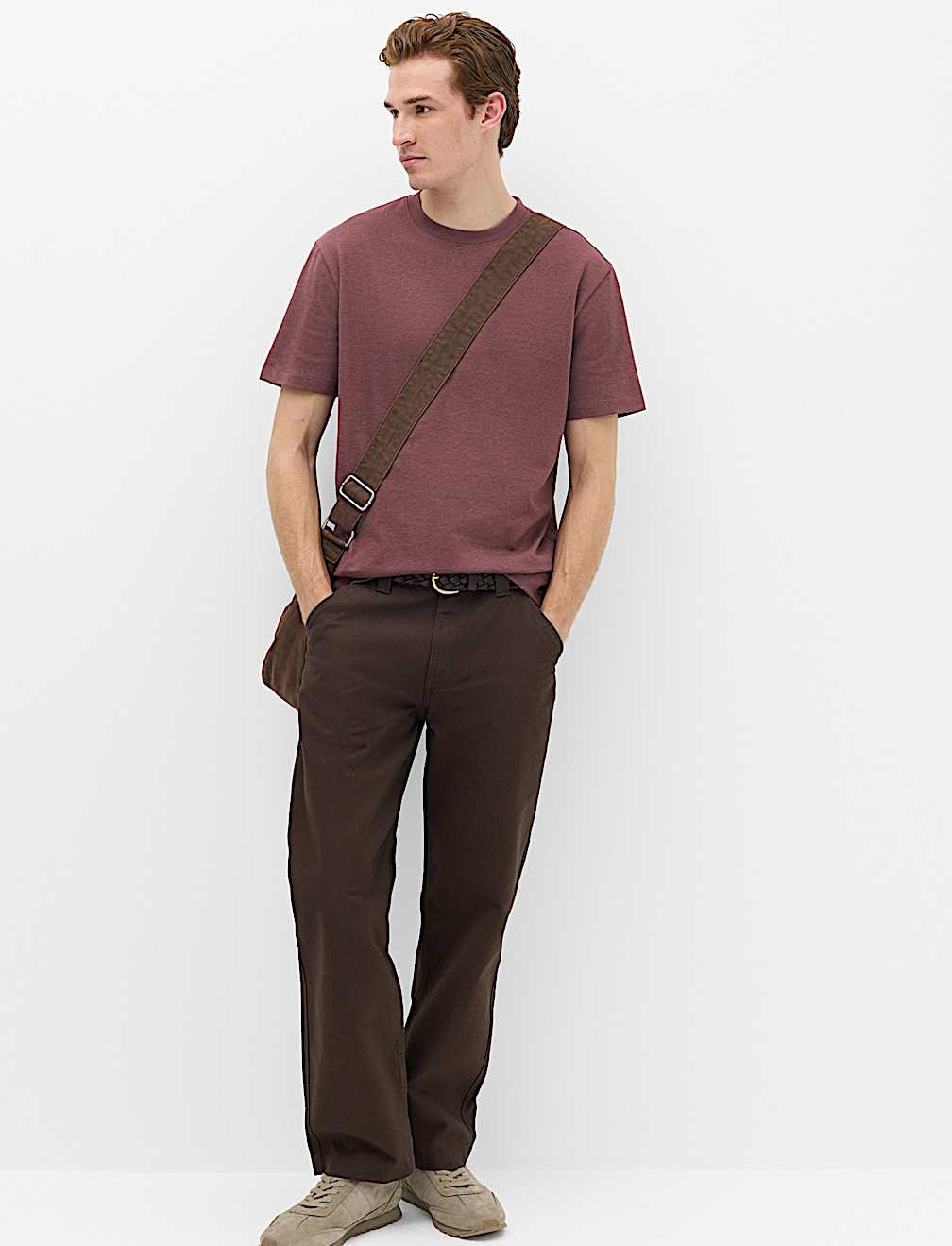 Relaxed Fit Cotton Rich Ultimate Performance Striped T-Shirt
