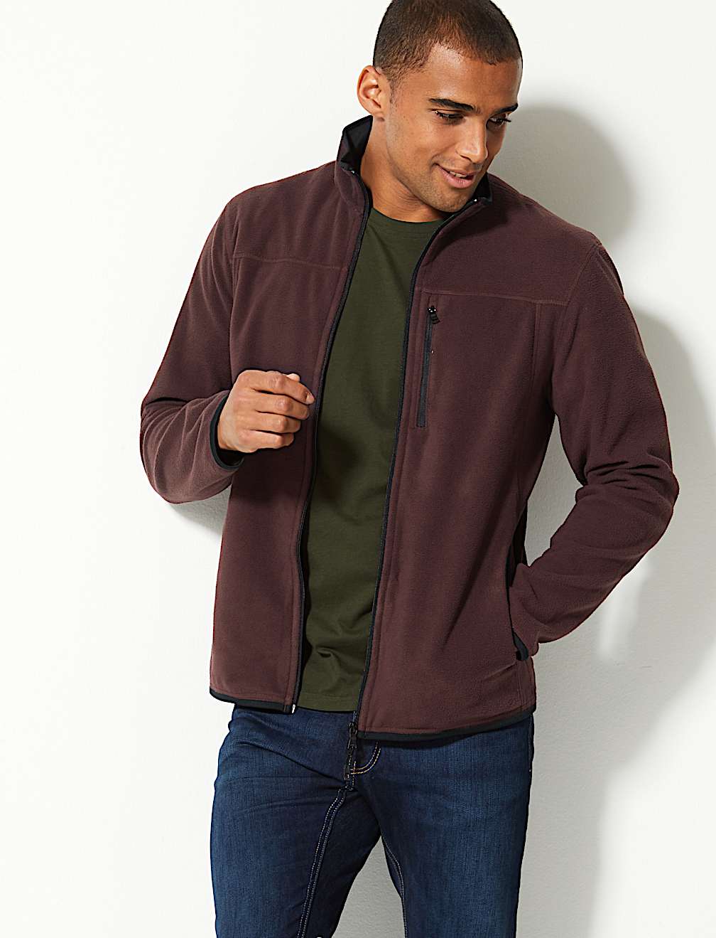 Funnel Neck Fleece Jacket with Stormwear&trade;