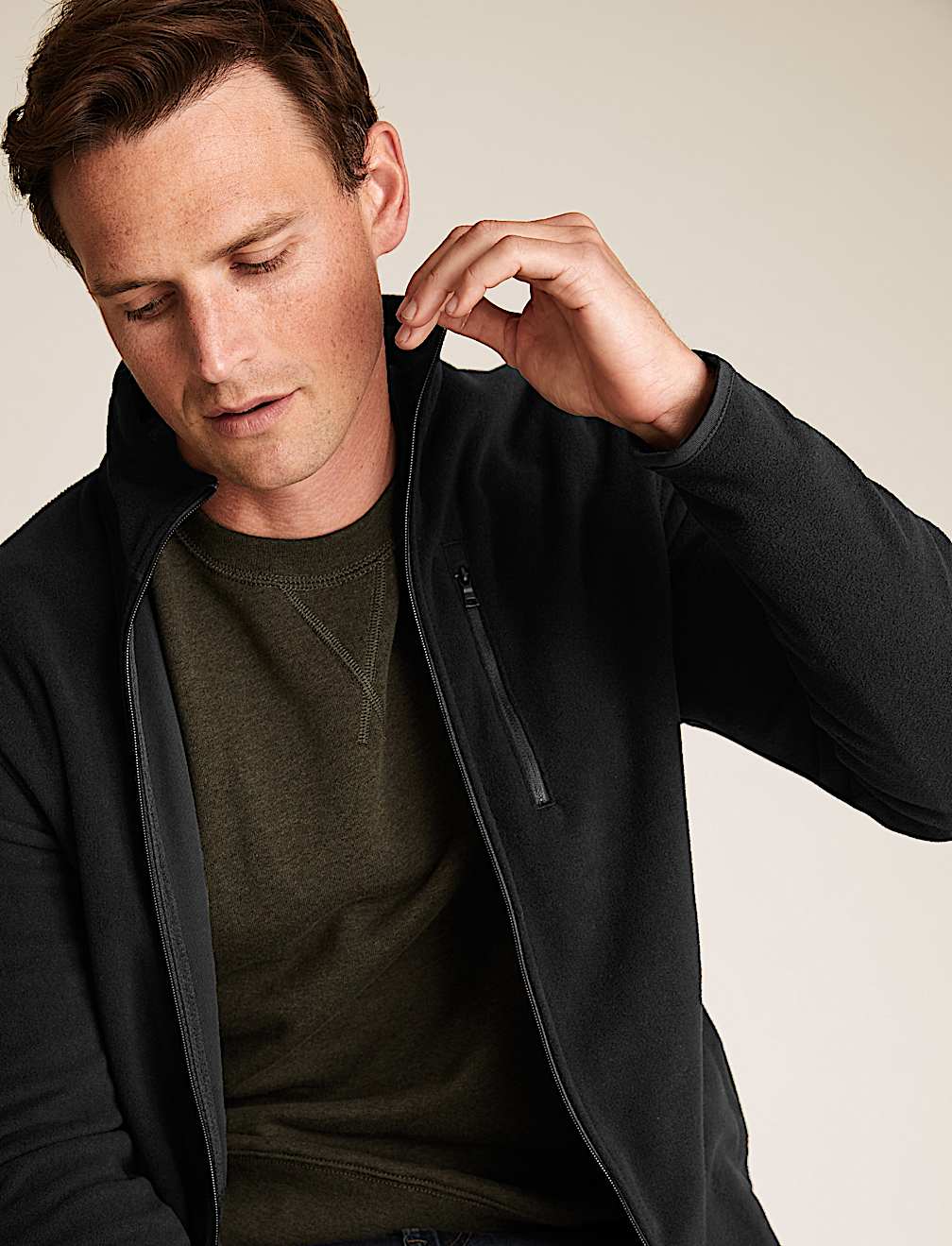 Zip Up Micro Fleece