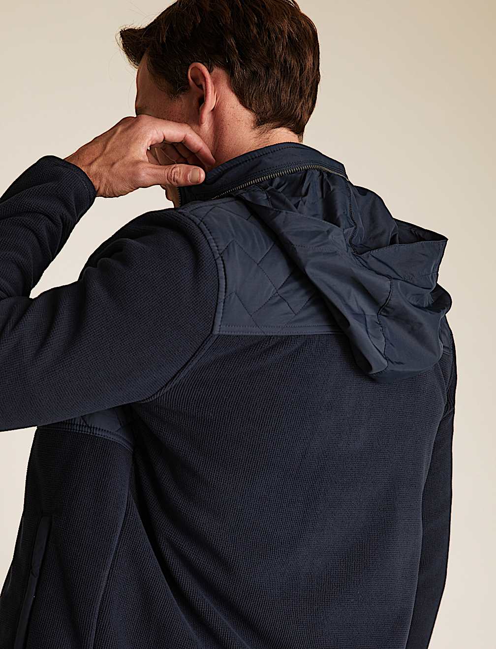 Waffle Zip Up Jacket