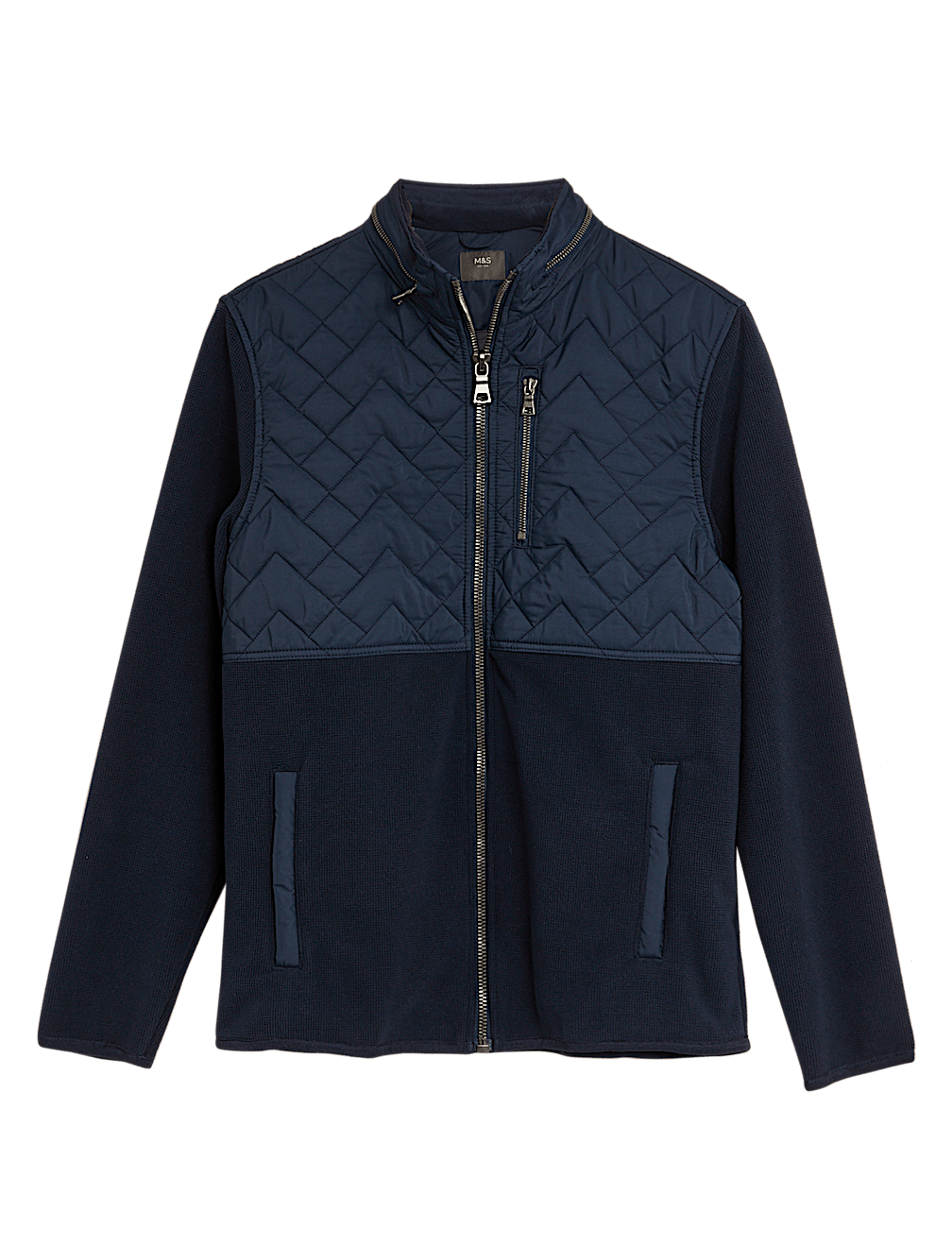 Waffle Zip Up Jacket