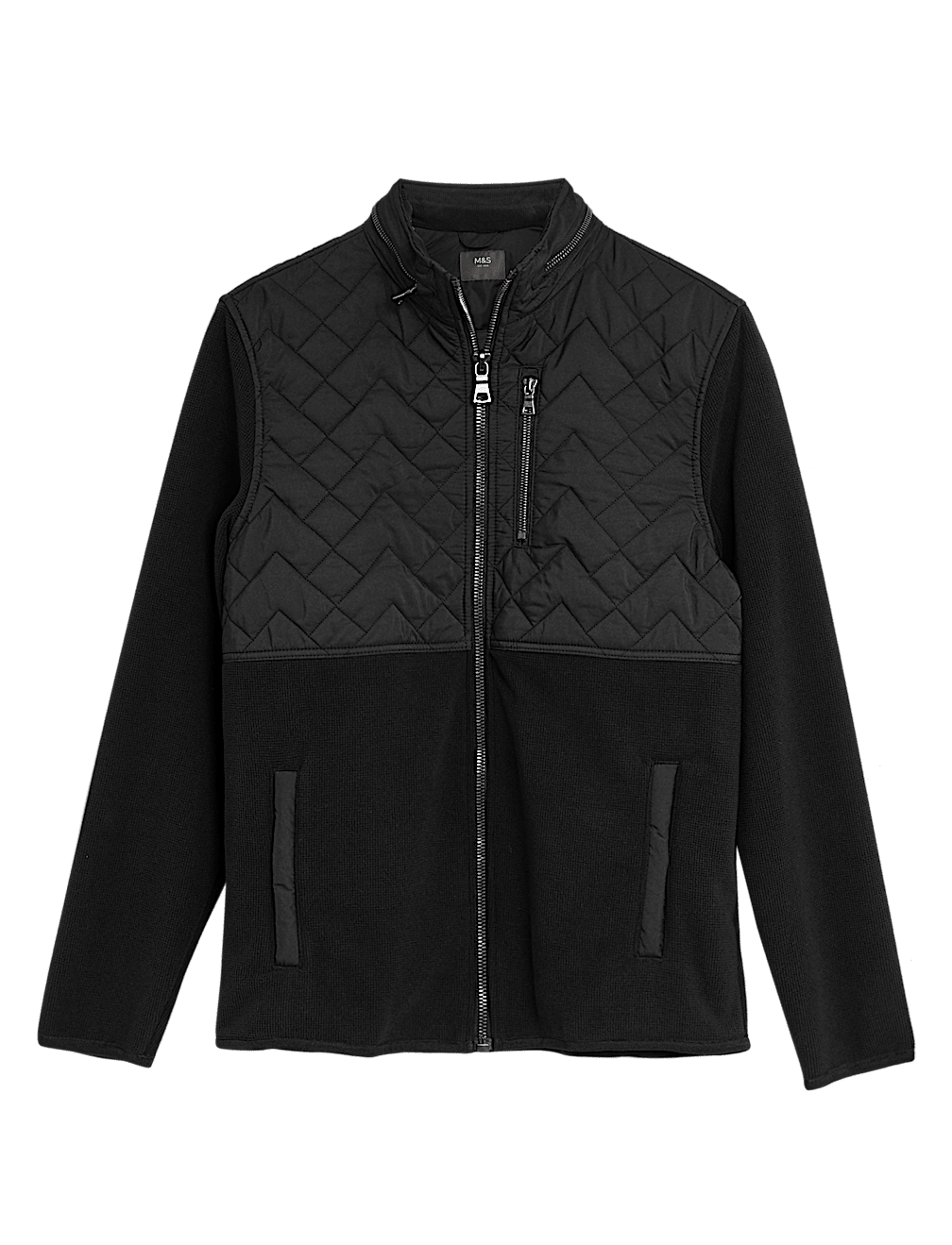 Waffle Zip Up Jacket