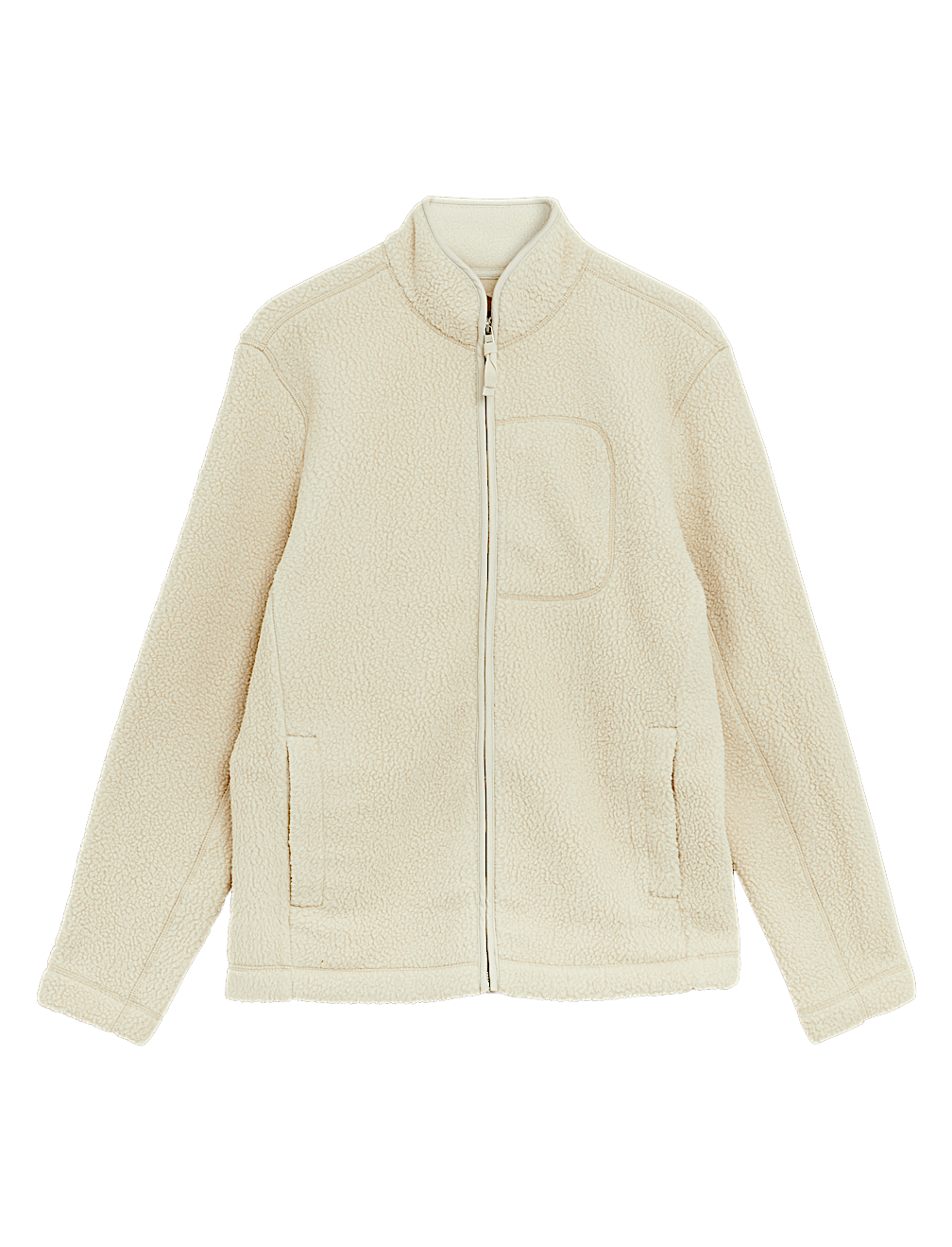 Zip Up Sherpa Fleece Jacket