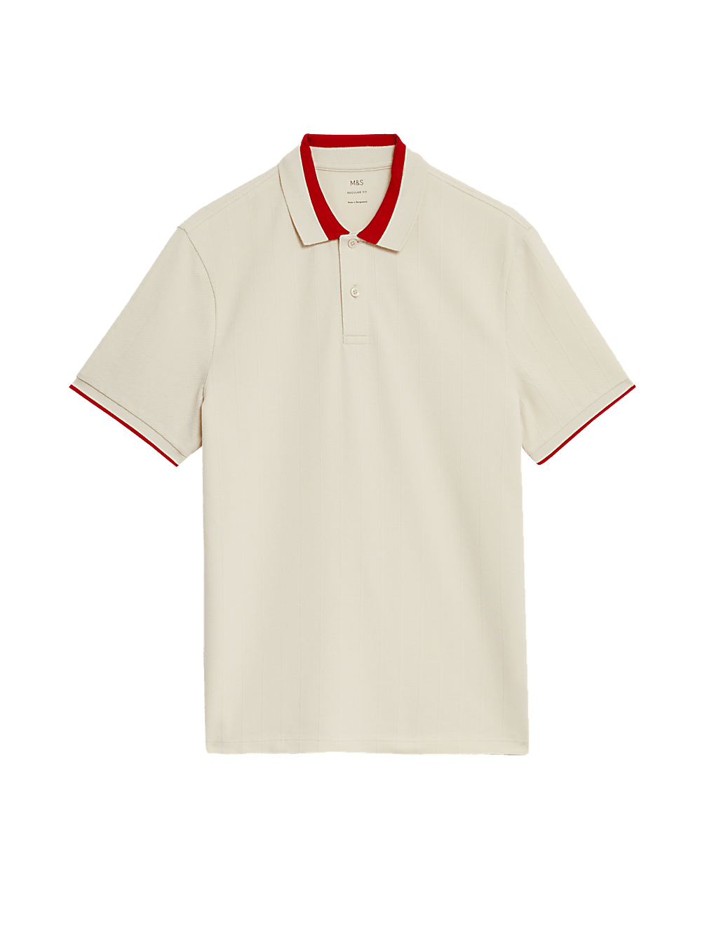 Cotton Rich Textured Polo Shirt