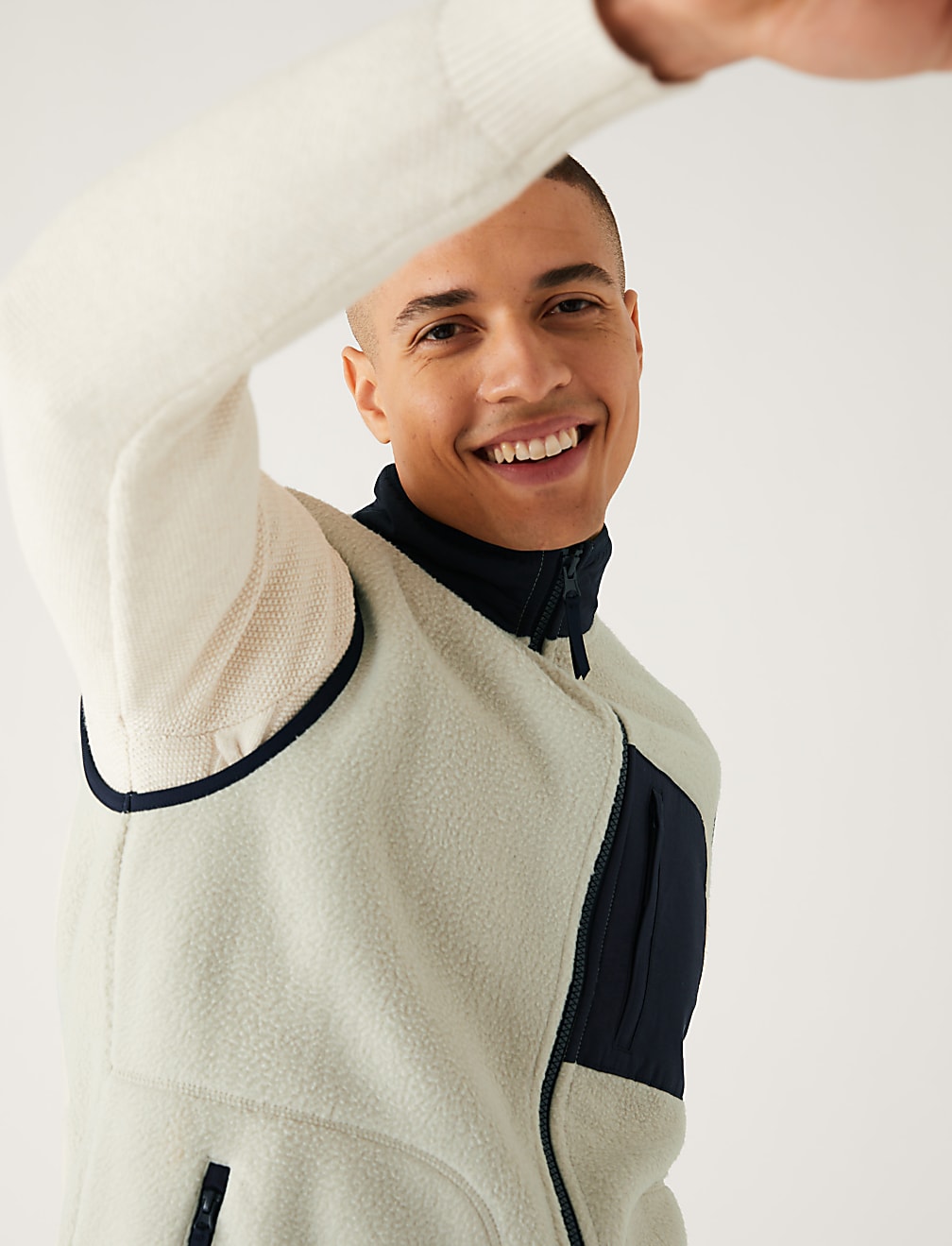 Zip Up Polar Fleece Gilet