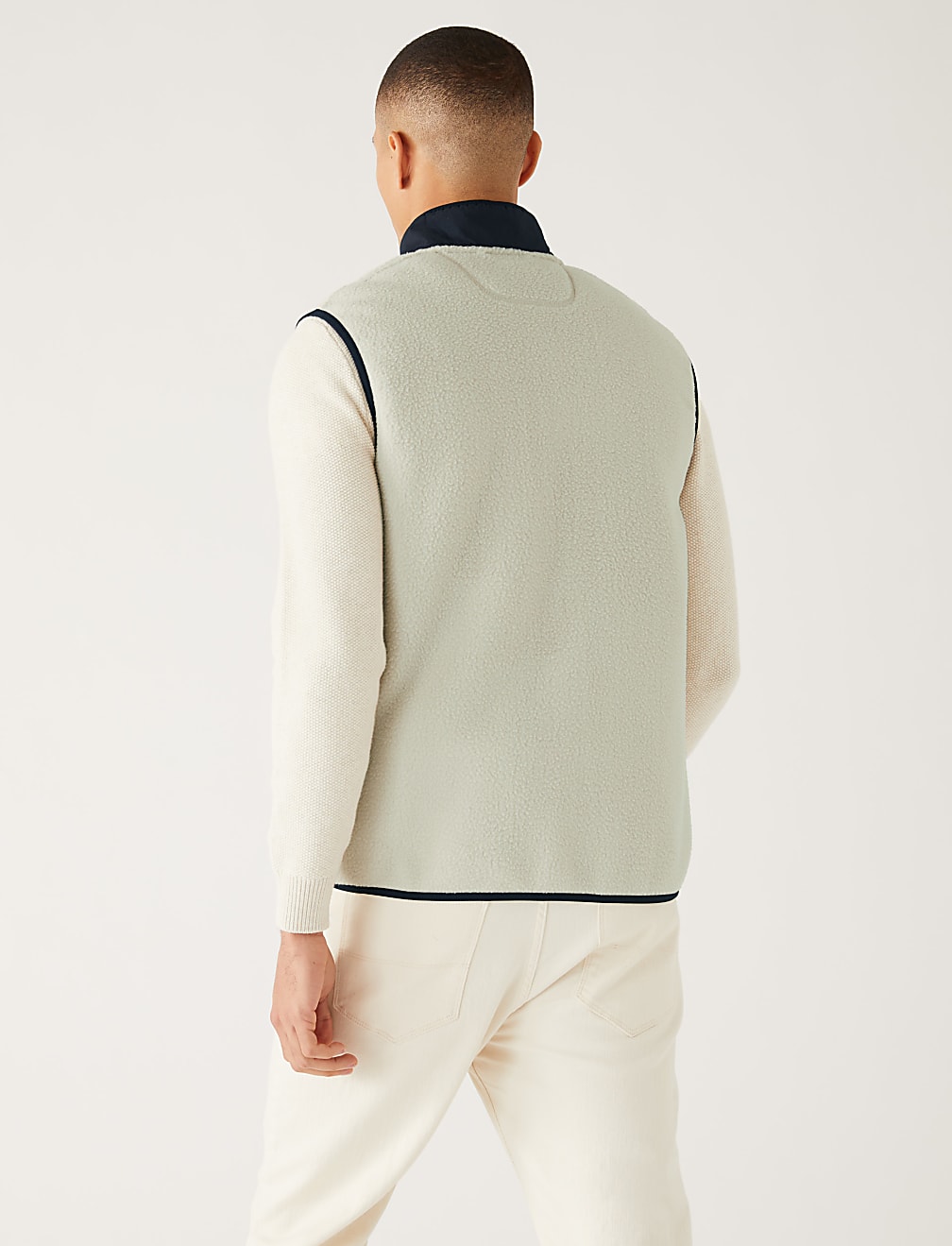 Zip Up Polar Fleece Gilet