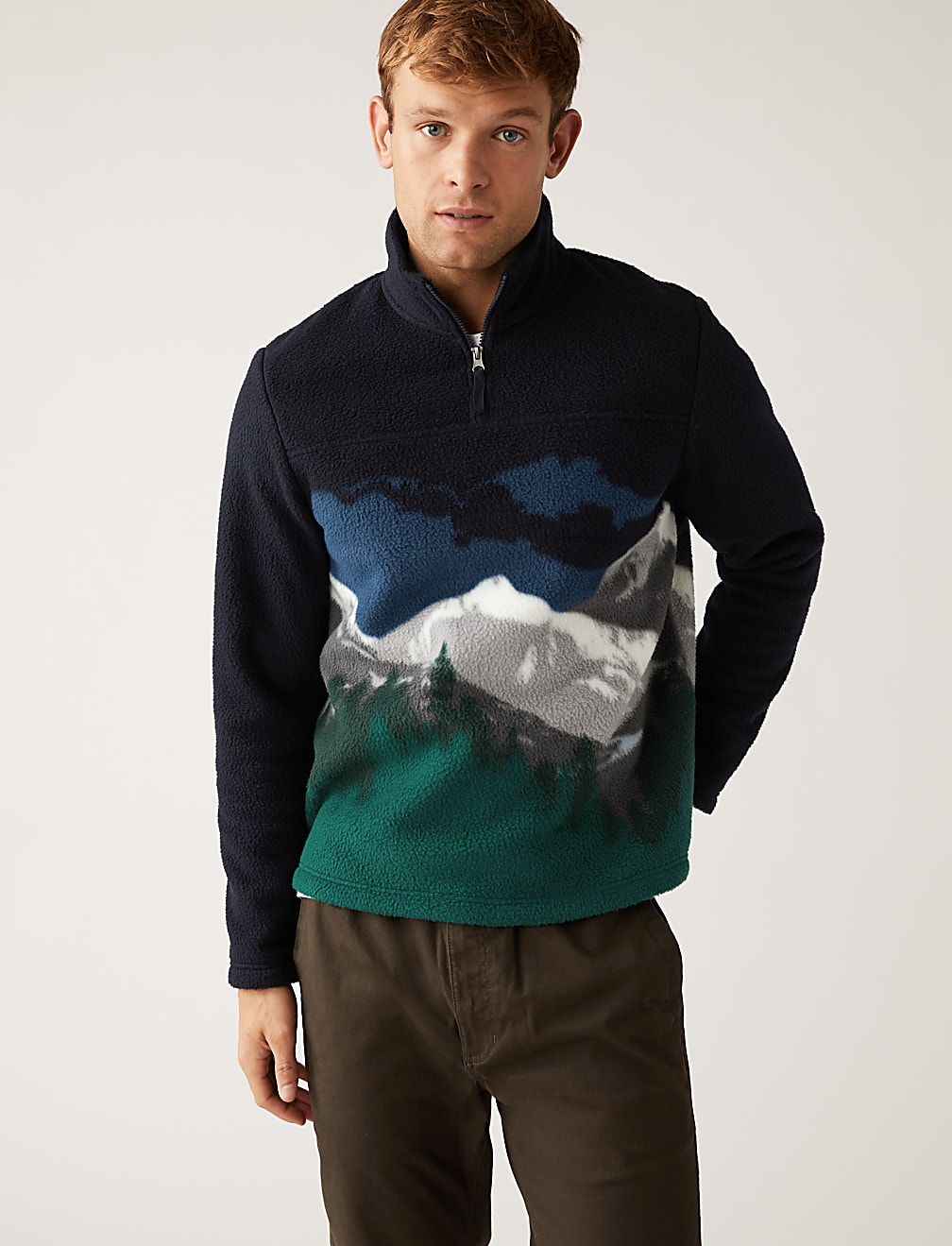 Half Zip Polar Fleece Jacket