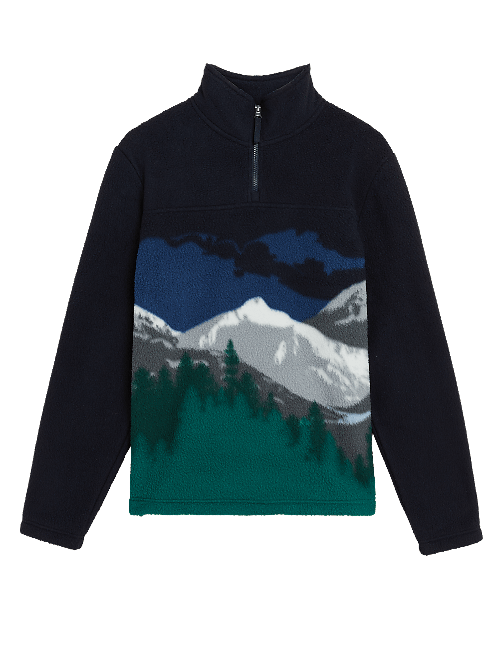 Half Zip Polar Fleece Jacket