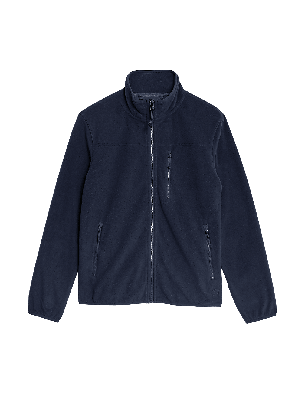 Fleece Zip Up Funnel Neck Jacket