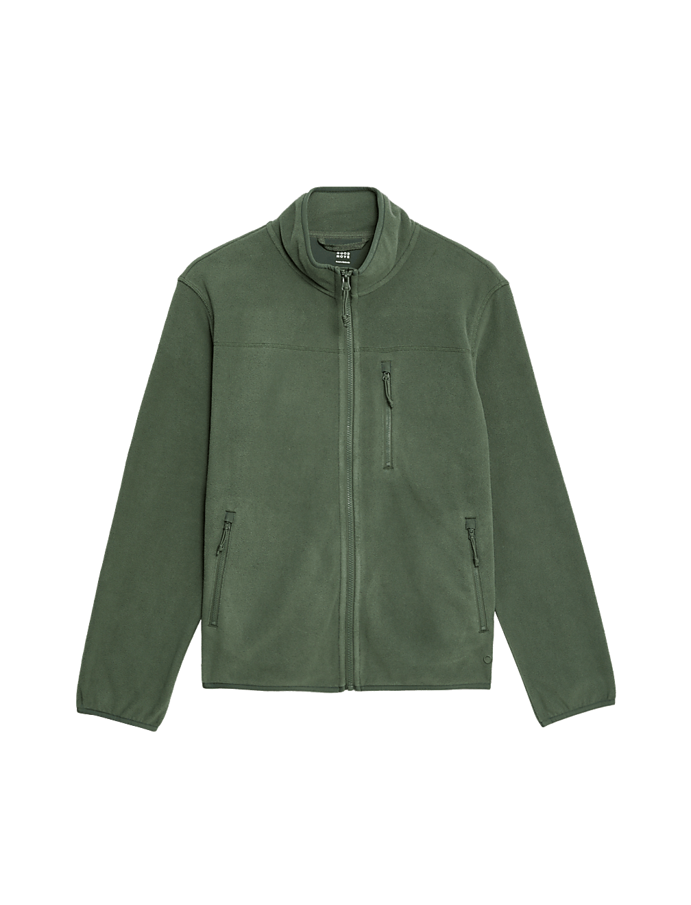 Zip Up Funnel Neck Micro Fleece