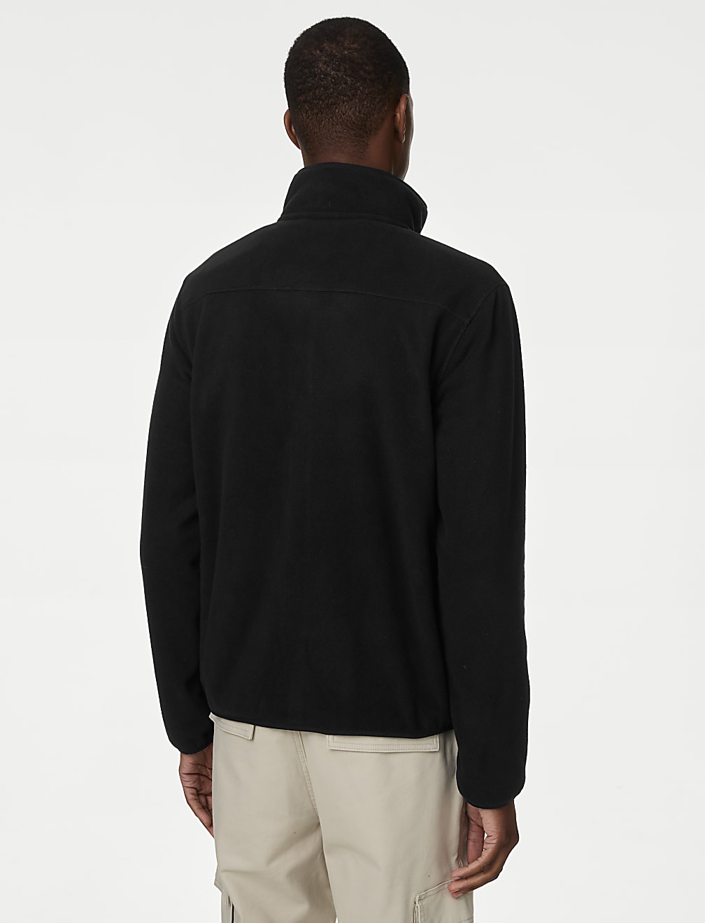 Zip Up Funnel Neck Micro Fleece