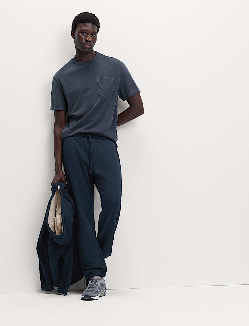 Pure Cotton Fleece Lined Joggers