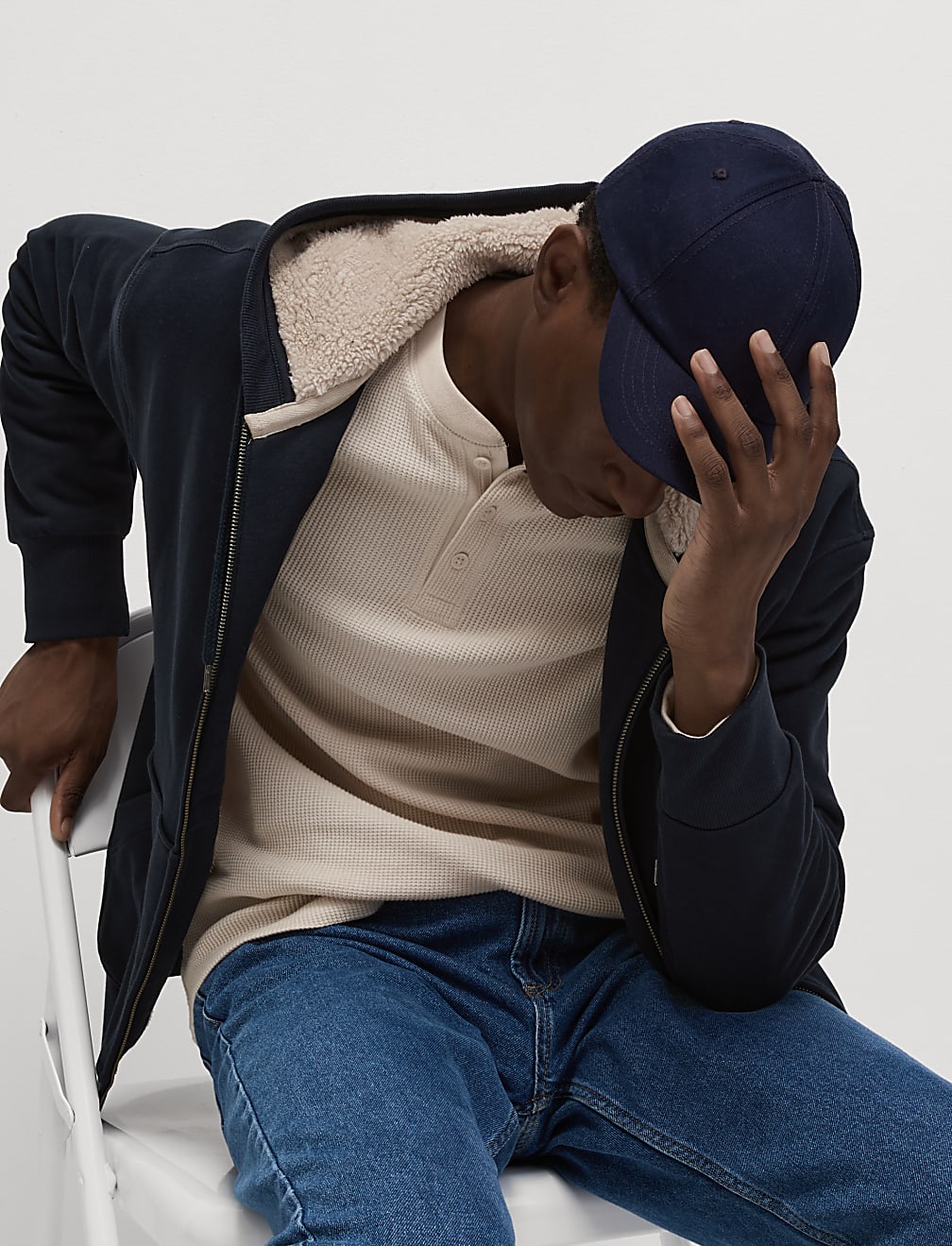 Pure Cotton Fleece Lined Hoodie