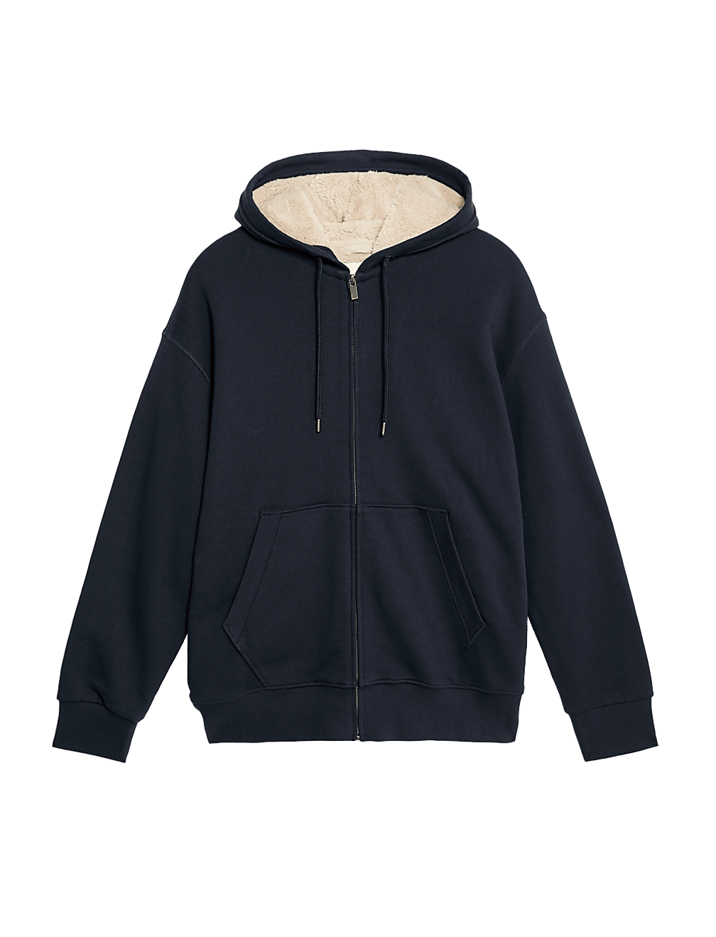 Pure Cotton Fleece Lined Hoodie