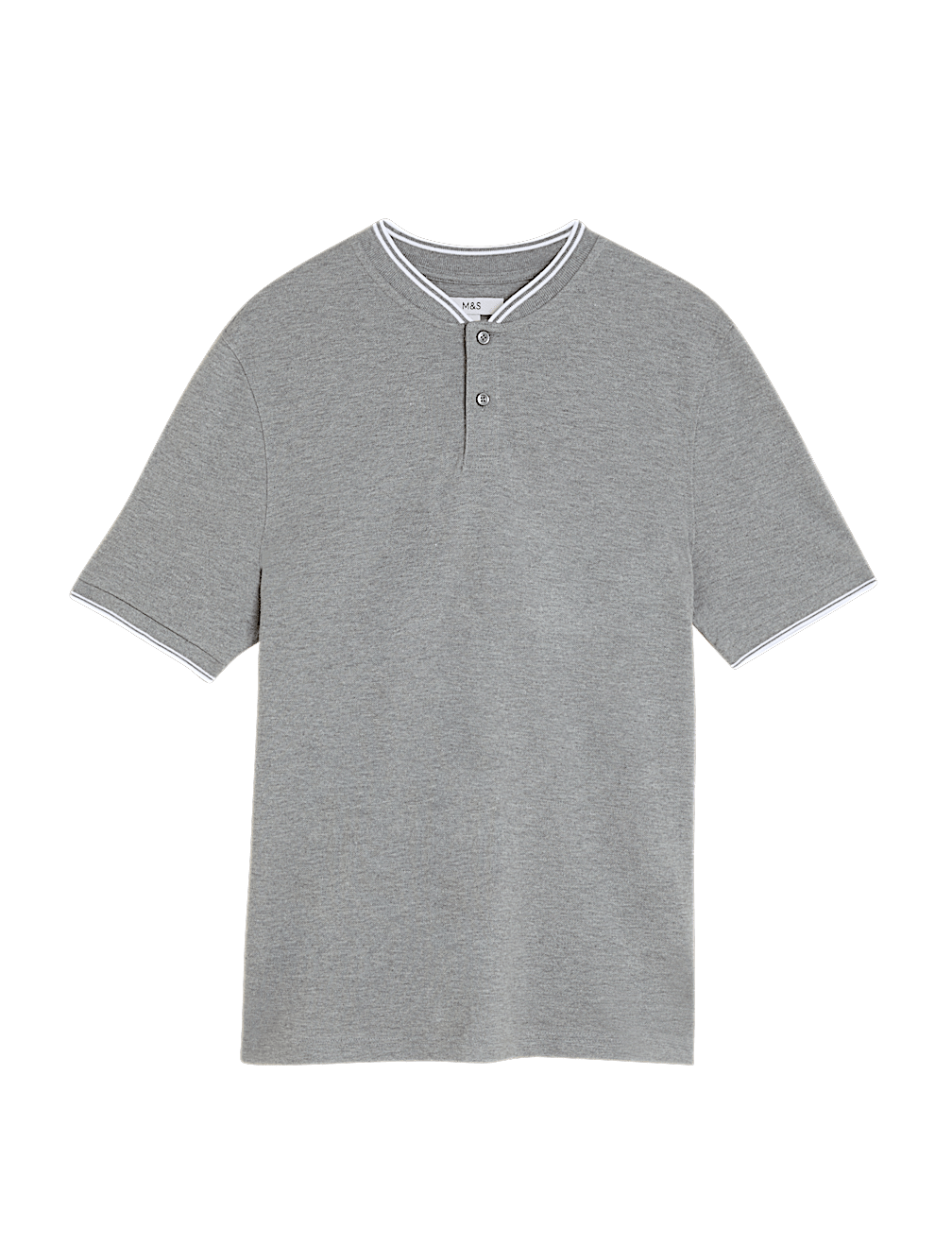 Pure Cotton Baseball Collar Polo
