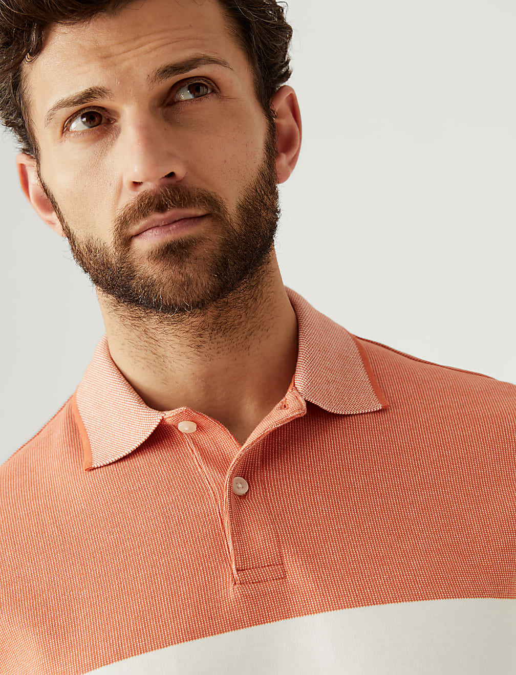 Pure Cotton Double Knit Polo Shirt