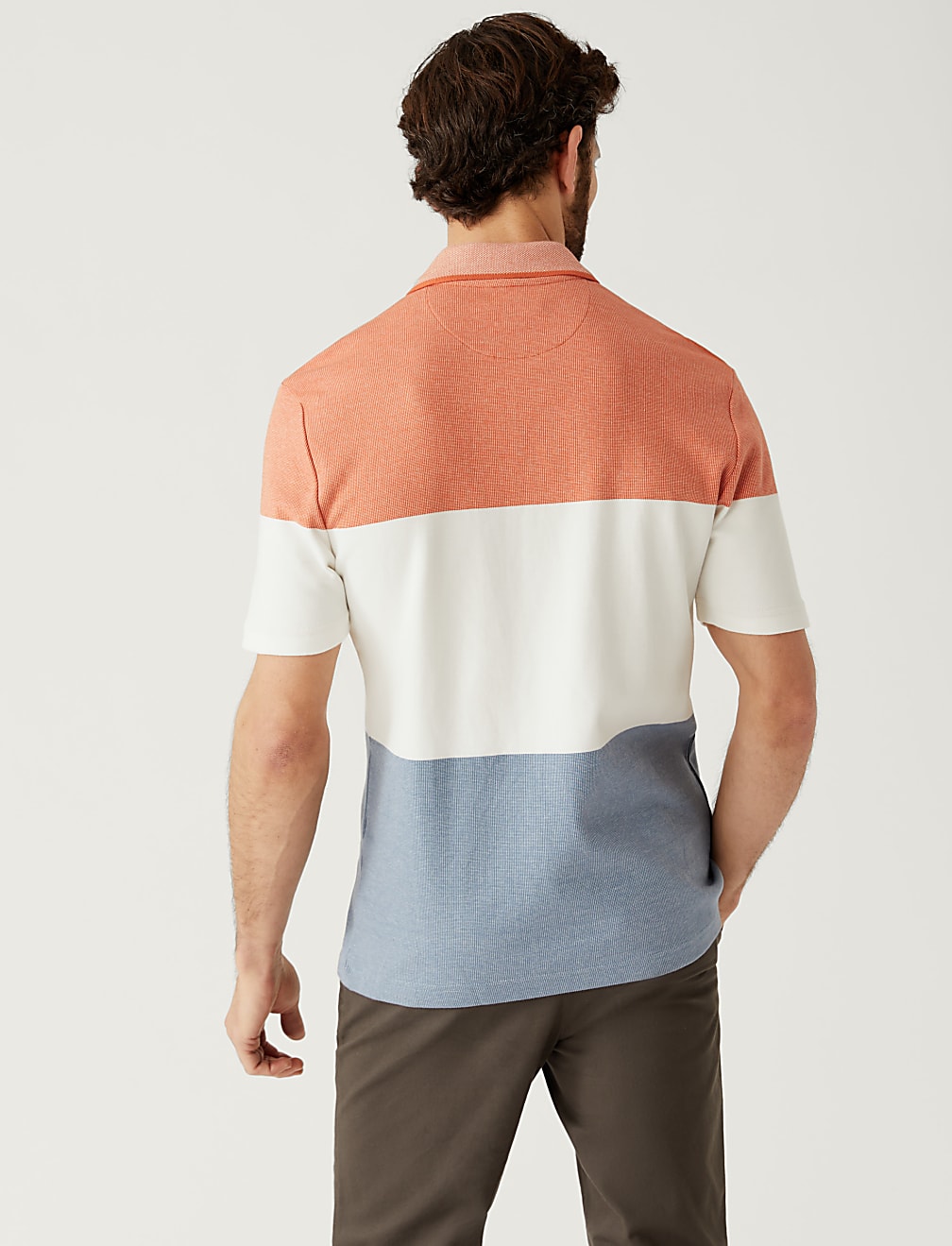 Pure Cotton Double Knit Polo Shirt