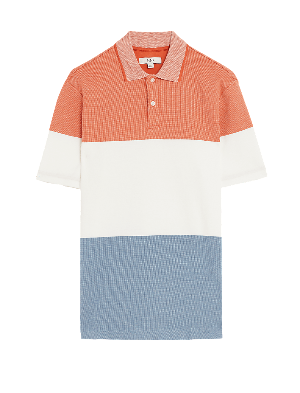Pure Cotton Double Knit Polo Shirt