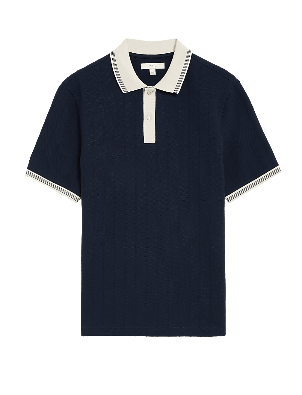 Cotton Rich Textured Polo Shirt