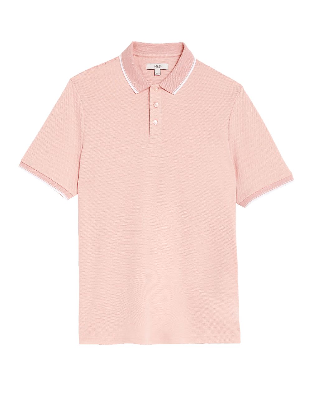 Modal Rich Tipped Collar Polo Shirt