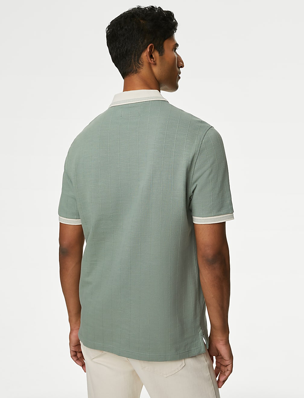Cotton Rich Textured Polo Shirt