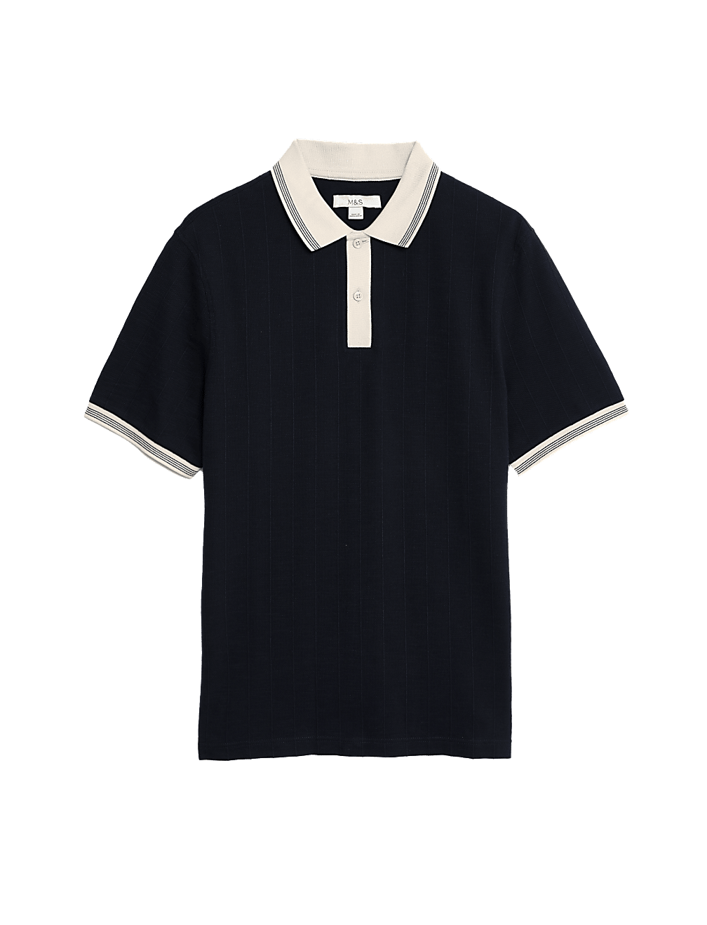Cotton Rich Textured Polo Shirt