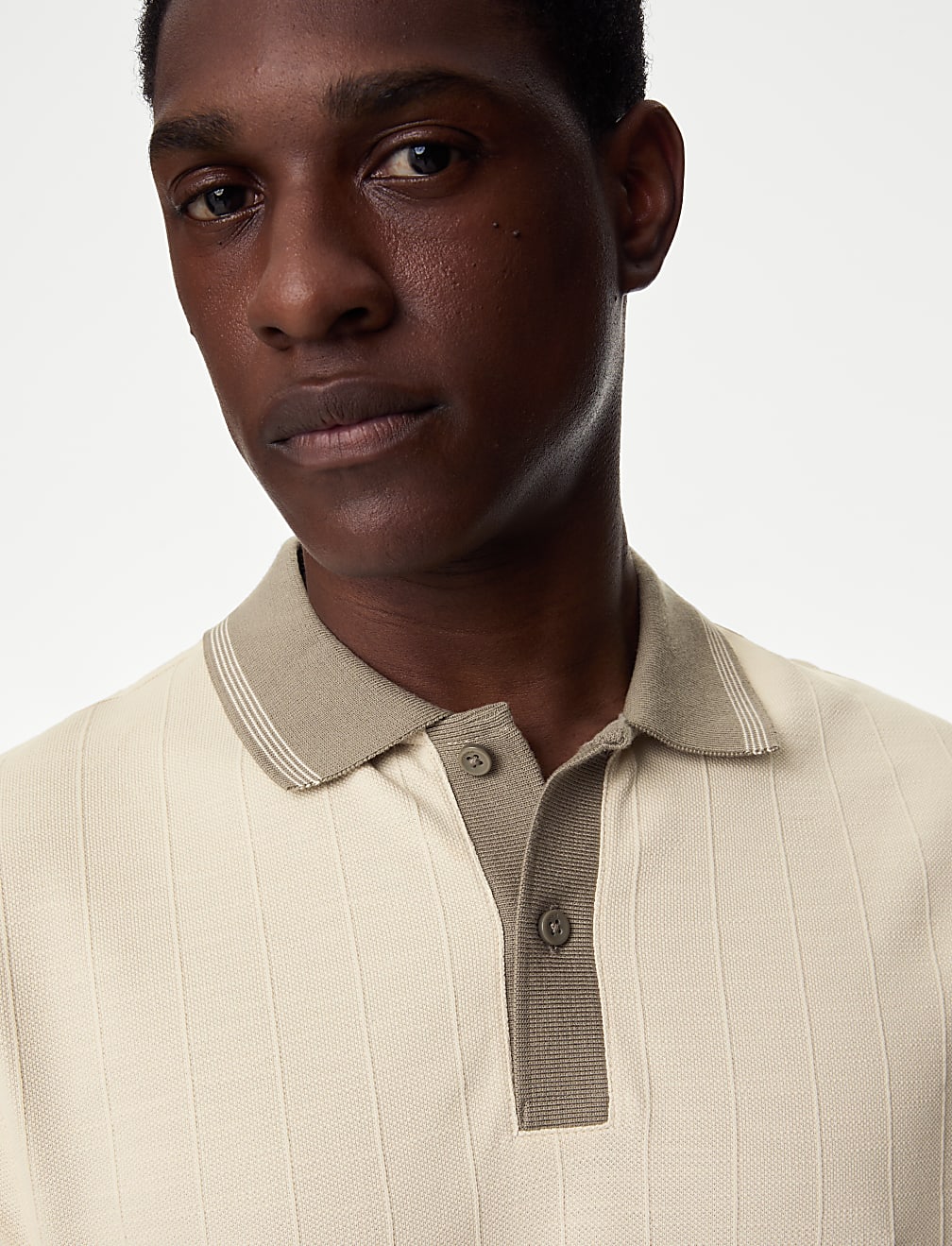 Cotton Rich Textured Polo Shirt