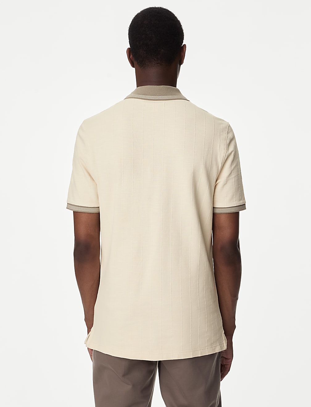 Cotton Rich Textured Polo Shirt