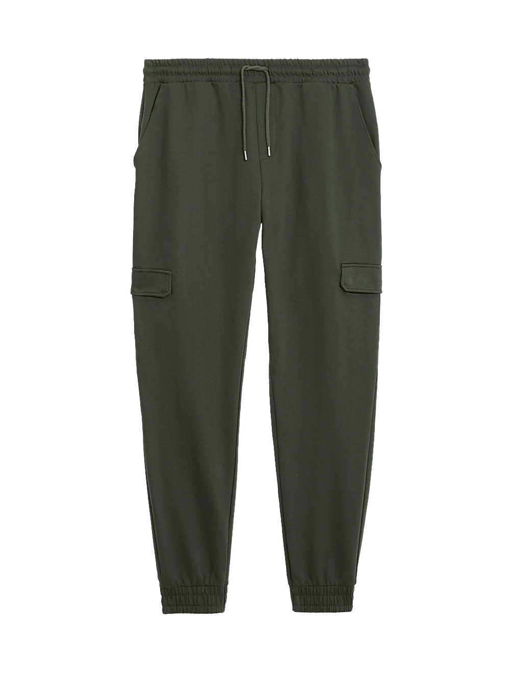 Cotton Rich Textured Cargo Joggers