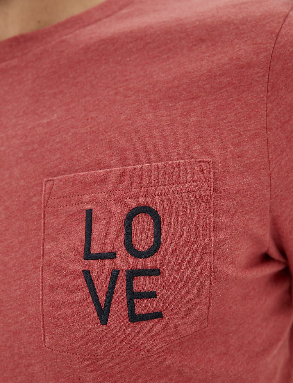 Pure Cotton Embroidered T-Shirt