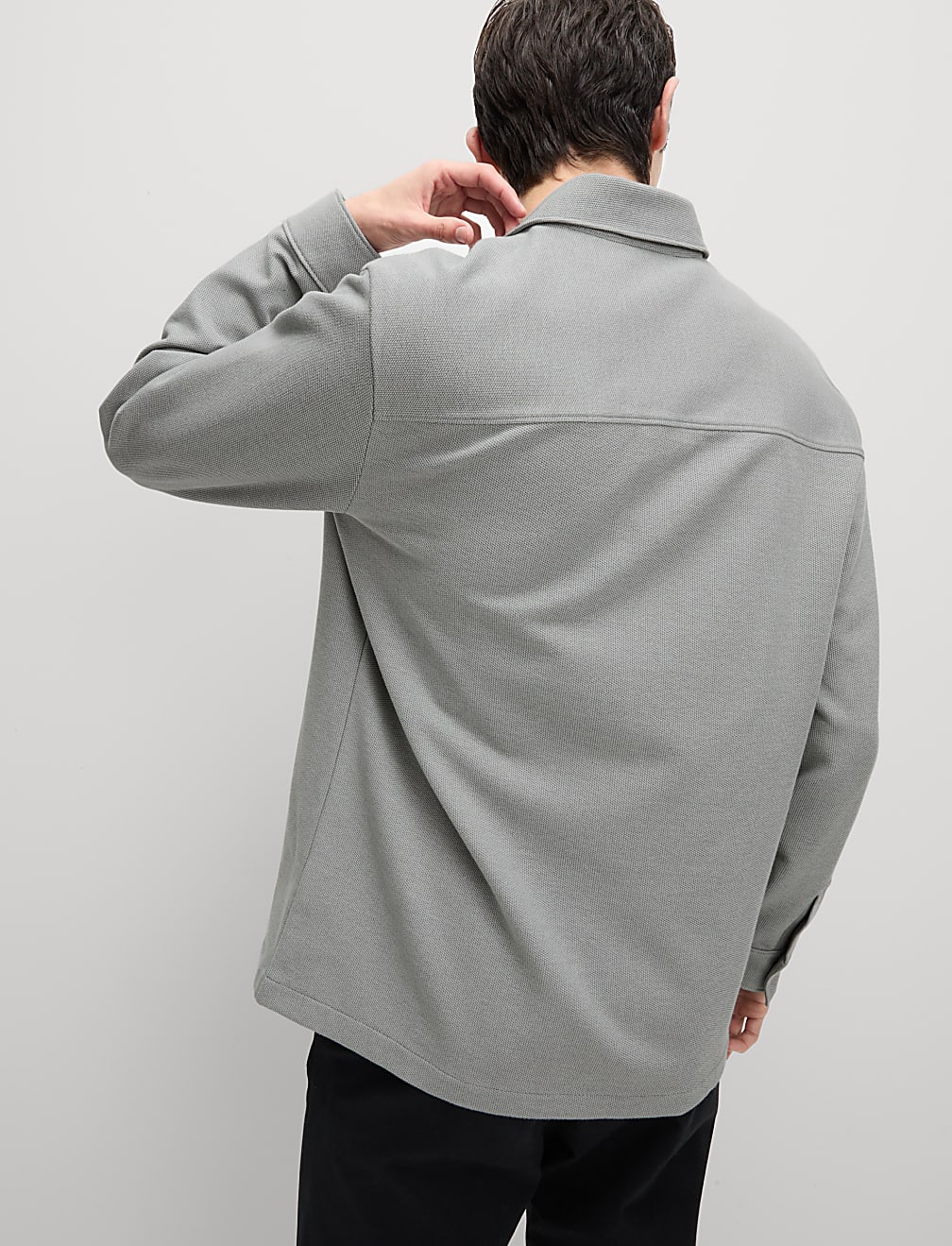 Smart Two Pocket Overshirt with Stretch
