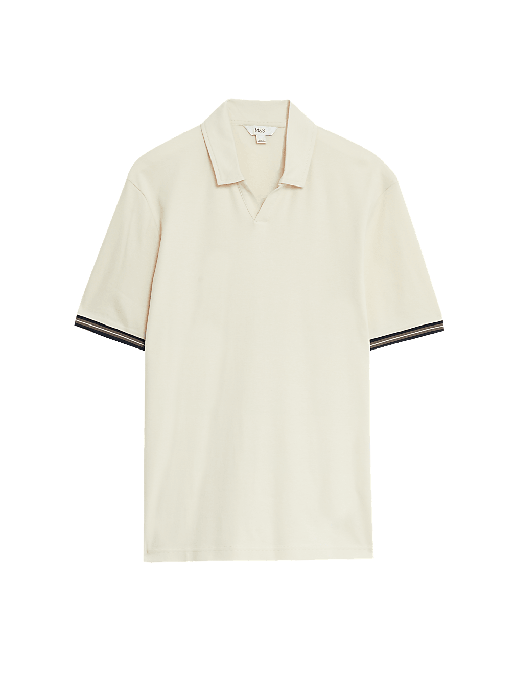 Pure Cotton Tipped Polo Shirt