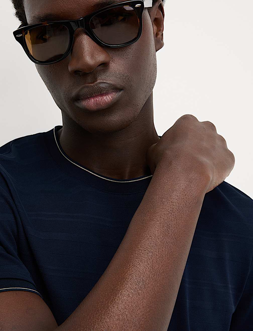 Pure Cotton Textured T-Shirt