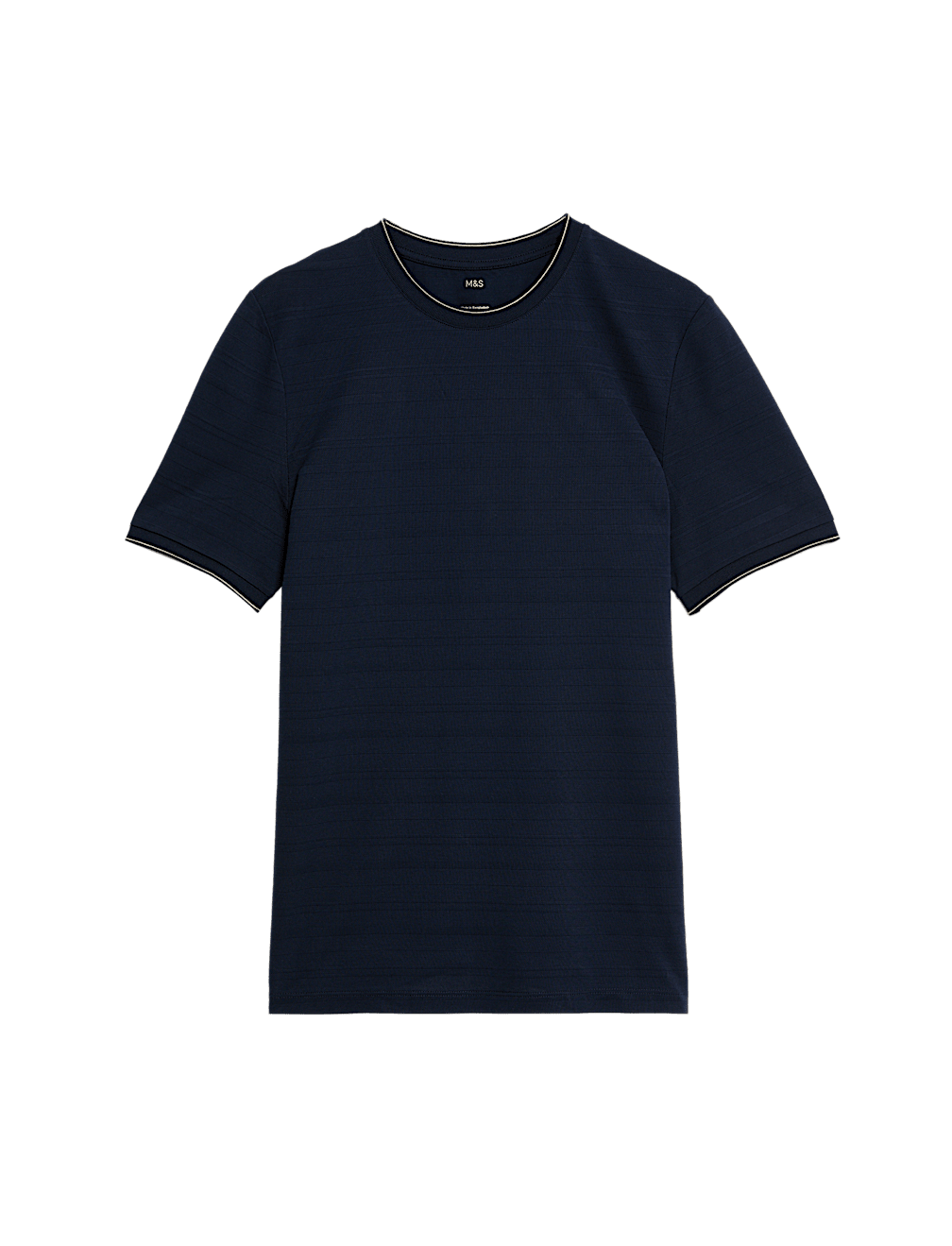 Pure Cotton Textured T-Shirt