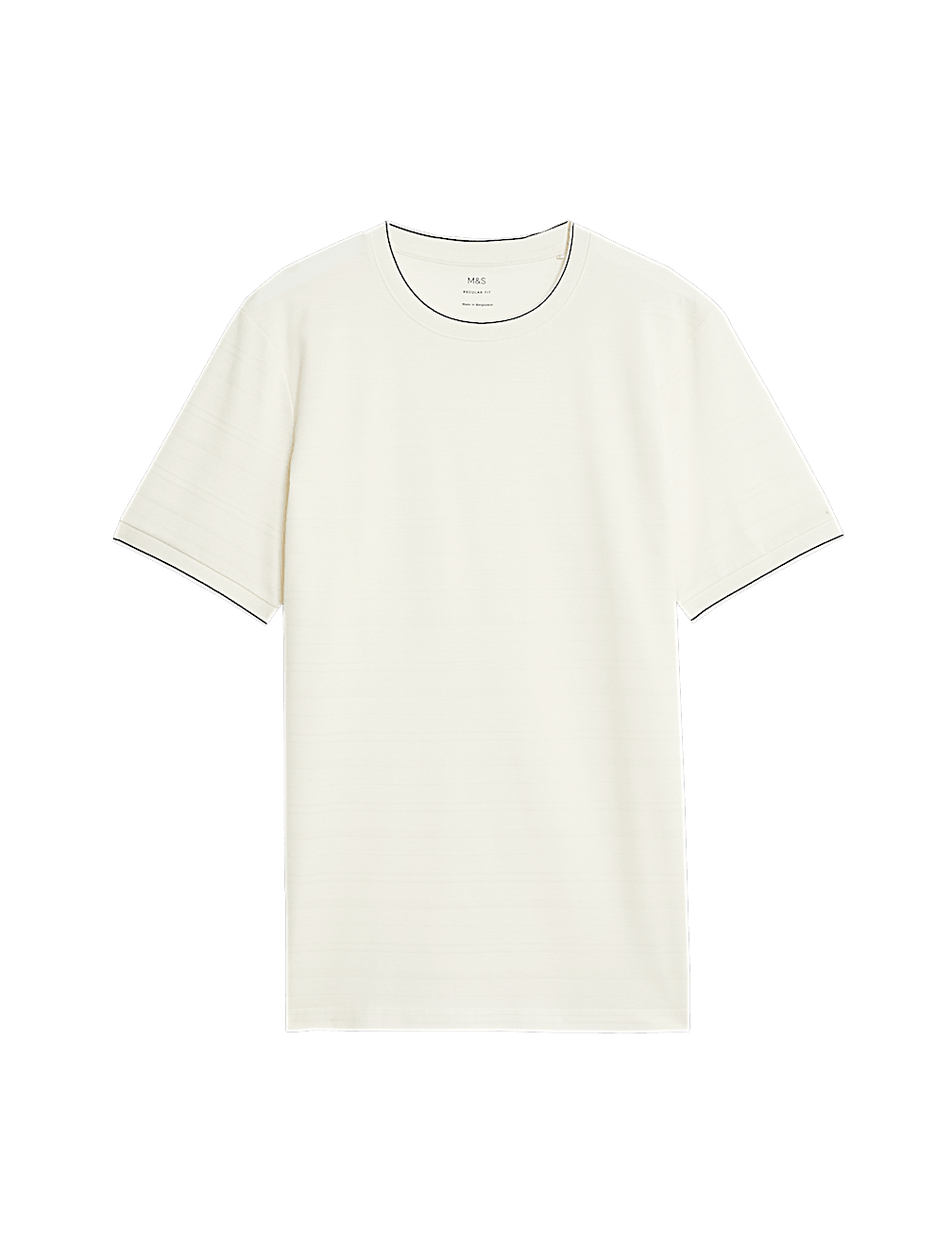 Pure Cotton Textured T-Shirt