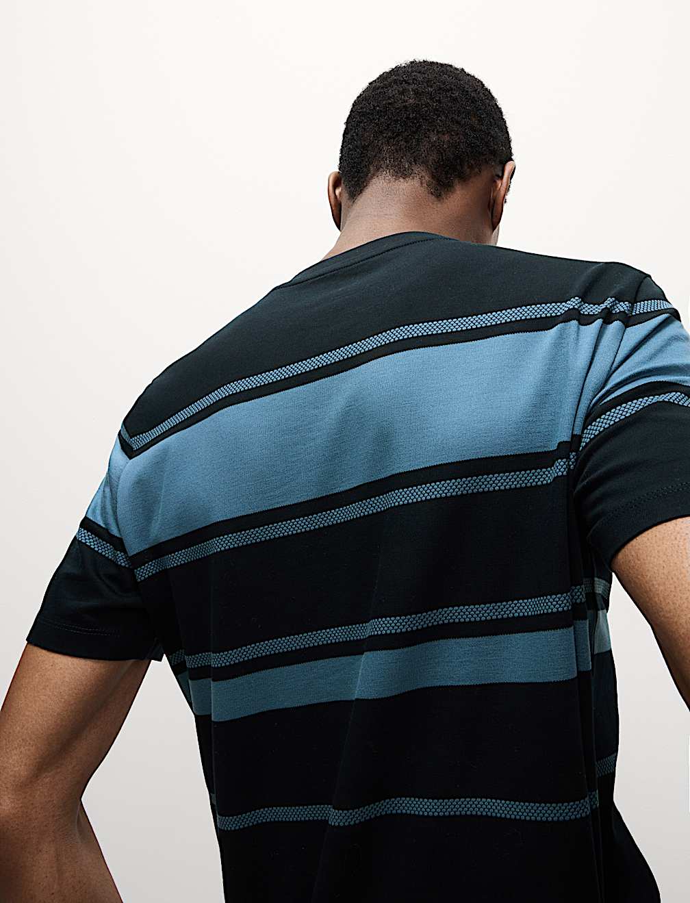 Pure Cotton Striped T-Shirt