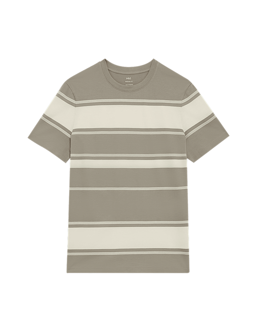 Pure Cotton Striped T-Shirt