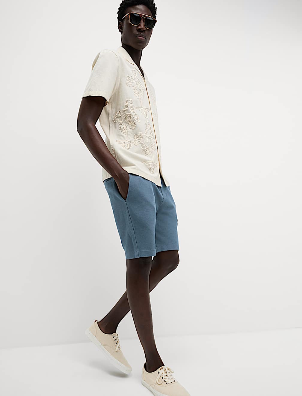 Elasticated Waist Cotton Rich Shorts