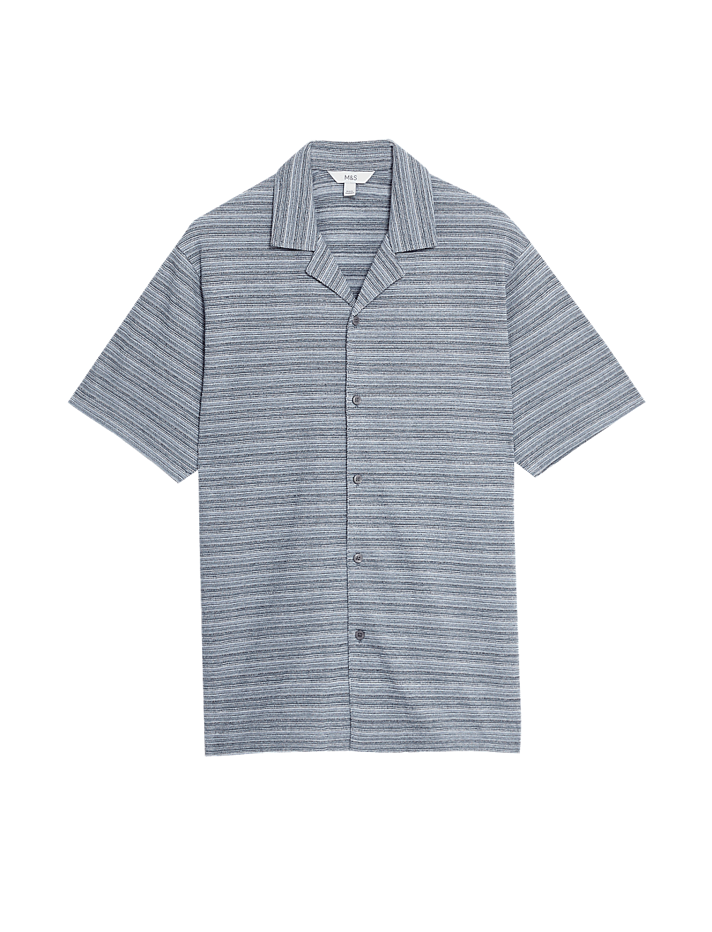 Cotton Rich Button Through Polo Shirt