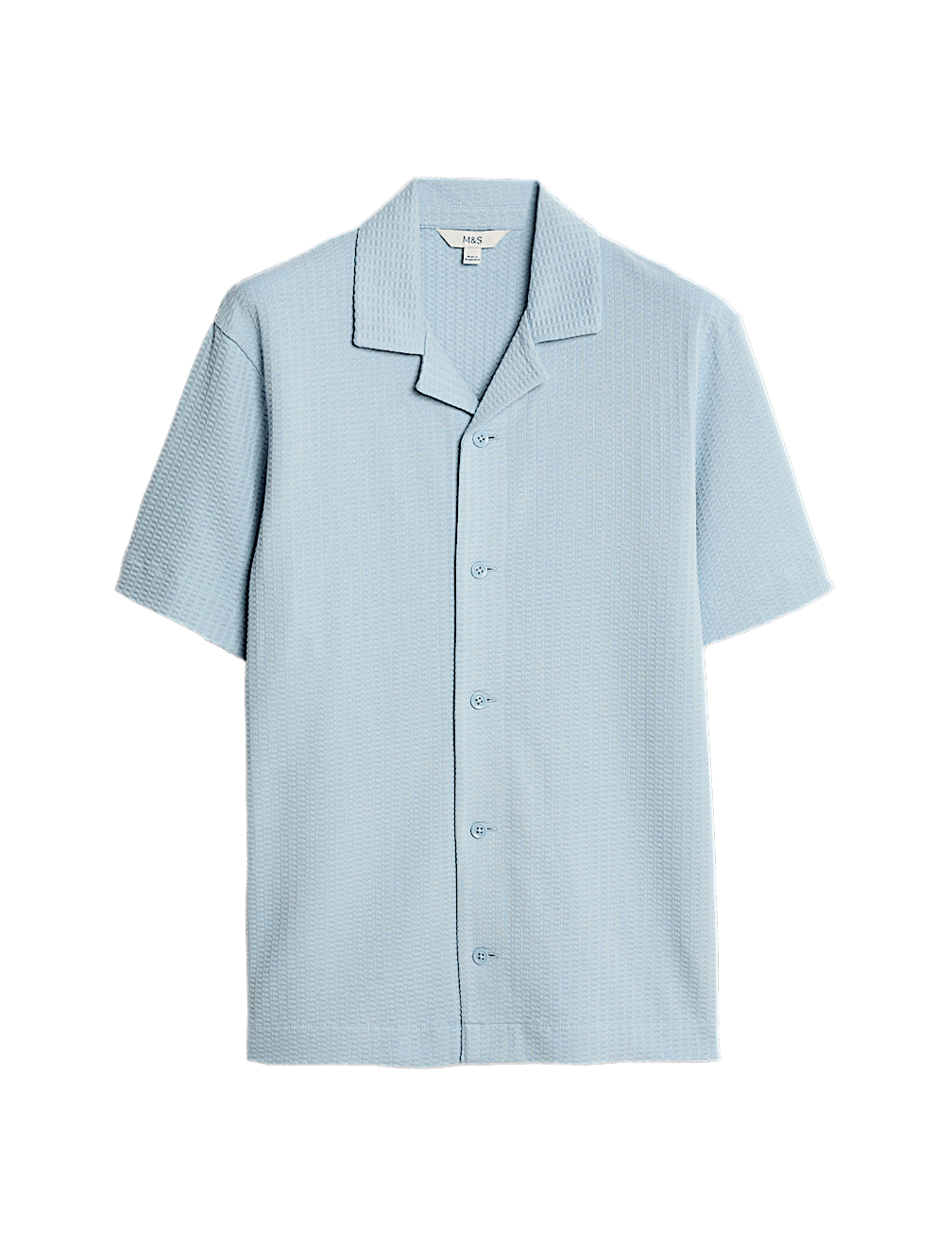 Cotton Rich Seersucker Polo Shirt