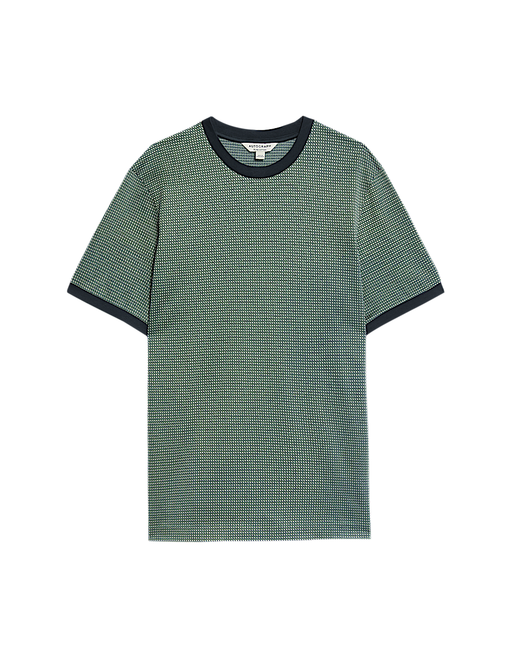Pure Cotton Jacquard T shirt