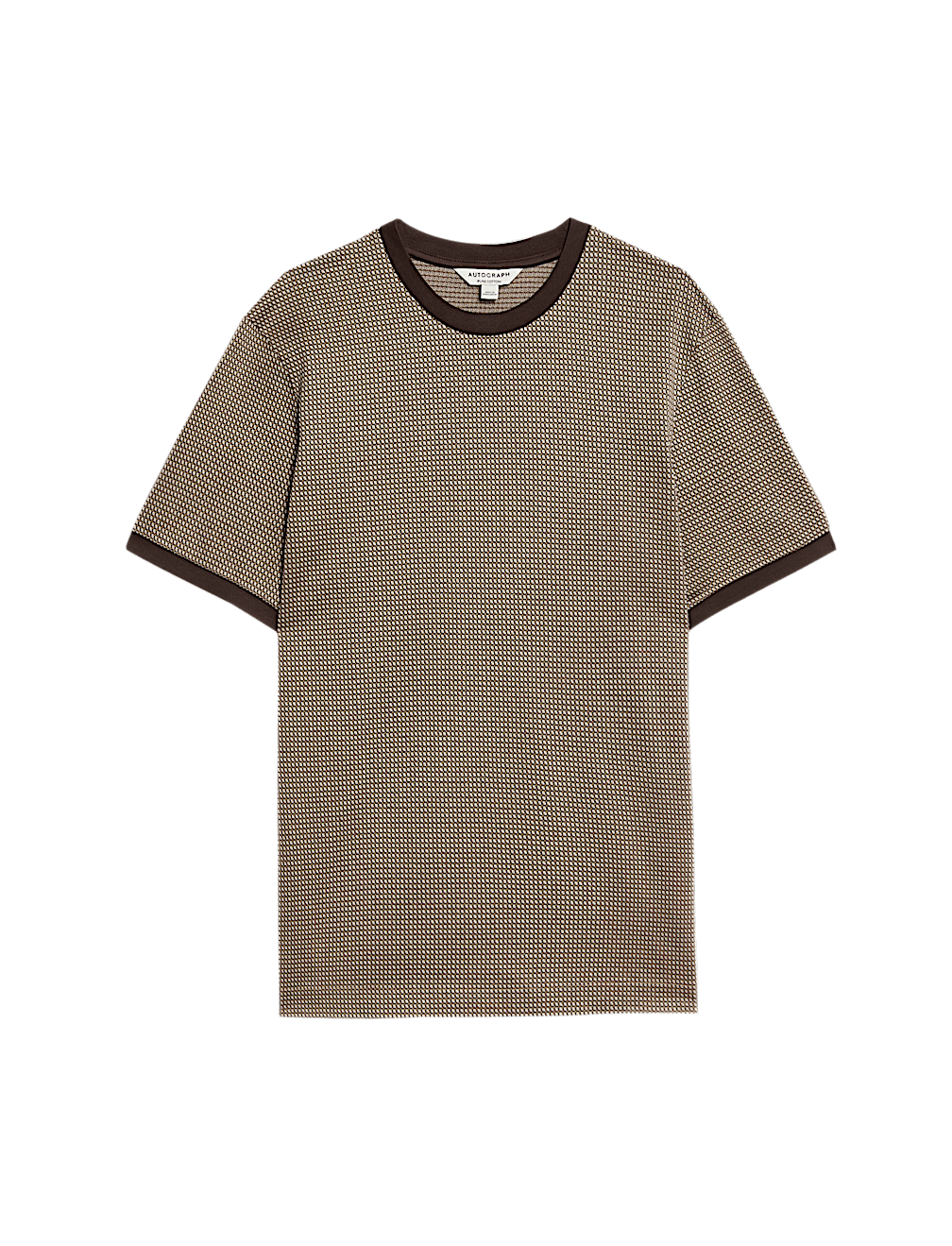Pure Cotton Jacquard T shirt